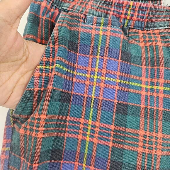 Urban Outfitters Plaid Green High Waist Tapered Pant Women's M 3726 - Picture 8 of 11